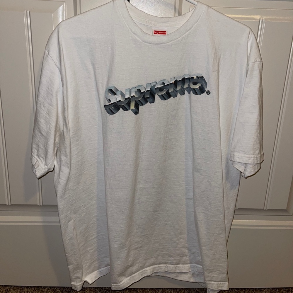 Supreme Chrome Logo Tee